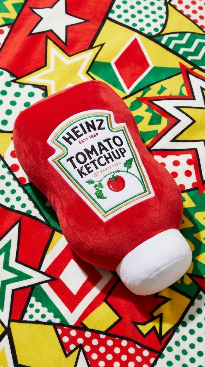 Heinz Ketchup в плюшевом POP ART